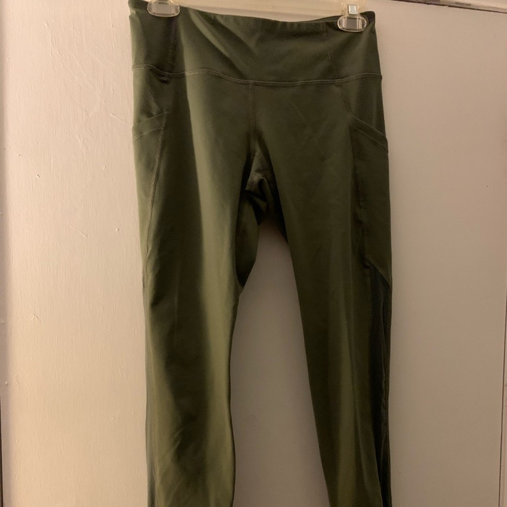 Green Old Navy Active Leggings